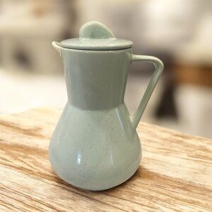 Vintage McCoy Brush Speckled Green  Pitcher